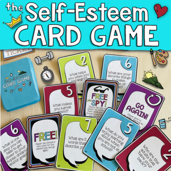 Preview of SELF-ESTEEM: Social Emotional Learning Game | SEL Individual & Group Counseling