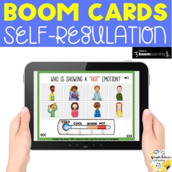 Preview of SELF-REGULATION Coping Skills Boom Cards Digital Activity
