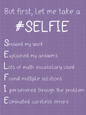 SELFIE Anchor Chart (Acronym for Checking Work in Math)