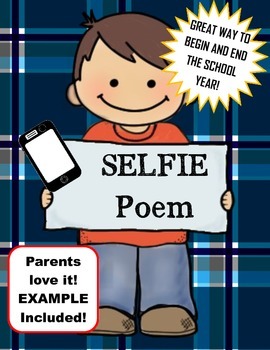 Preview of Selfie Poem Beginning and End of the Year