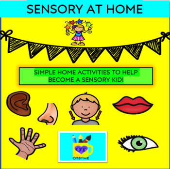 Preview of SENSORY AT HOME-Distance Learning