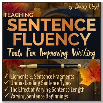 Preview of SENTENCE FLUENCY: Tools For Teaching Writing Mini-Unit