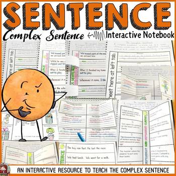 Preview of SENTENCE STRUCTURE: COMPLEX SENTENCE: INTERACTIVE NOTEBOOK