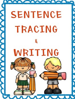 Preview of SENTENCE TRACING AND WRITING