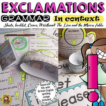 Preview of Types of Sentences Exclamation Exclamatory For Kindergarten 1st Grade 2nd Grade