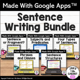 SENTENCE WRITING BUNDLE Interactive Google Apps Lessons an