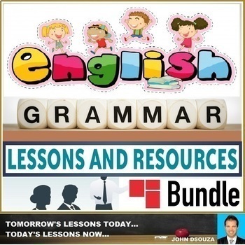 Preview of ENGLISH GRAMMAR: UNIT LESSON PLANS - BUNDLE