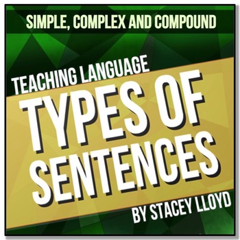 Preview of SENTENCES (Simple, Compound, Complex & Compound-Complex): Teaching Pack