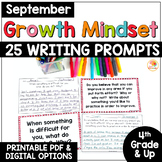 SEPTEMBER Social-Emotional Learning Daily Writing Prompts: