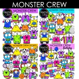 Monster Crew Clipart Bundle (Monster Clipart- Formerly Sep