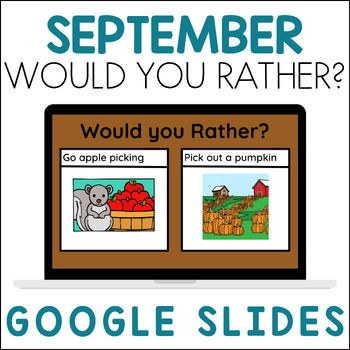 SEPTEMBER Would You Rather? | Google Slides | Icebreaker #FSSparklers23