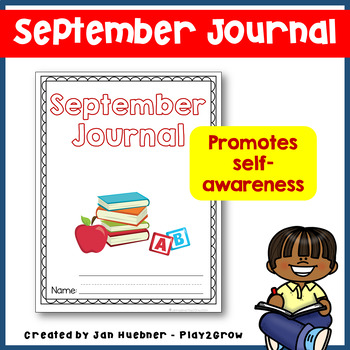 SEPTEMBER or JOURNAL ONE Writing Journal Preschool Kindergarten NO PREP