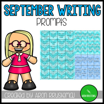 SEPTEMBER Writing Prompts by Pocketful of Creativity | TpT