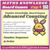 SEQUENCE & ORDER NUMBERS Math Board Games 1st-3rd grade | 