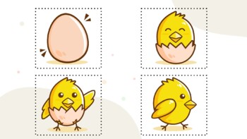 Preview of SEQUENCING ACTIVITY ( CHICKEN HATCHING)
