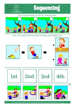 SEQUENCING, DANGEROUS SITUATIONS, before or after, sequence, ABA, ESL ...