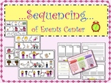 SEQUENCING LITERACY CENTER (CARDS, ANCHOR CHARTS, WORKSHEE