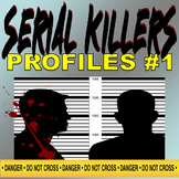 SERIAL KILLER PROFILES BUNDLE #1 (11 articles /worksheets) forensic / psychology