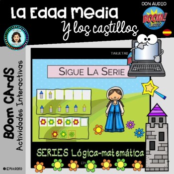 Preview of SERIES en CASTILLOS - Boom Cards Distance Learning (Spanish)