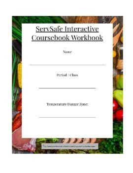 Preview of ServSafe Complete Coursebook Guided Notes Workbook 15 Chapter