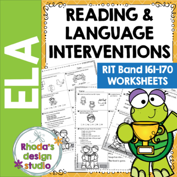 Preview of SET 1: NWEA MAP Prep ELA Reading Practice Worksheets RIT Band 161-170 Testing