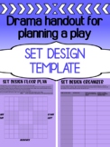 SET DESIGN template - middle school and high school drama