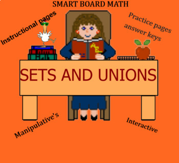 Preview of SETS AND UNIONS; for SMART Board