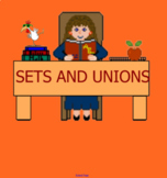SETS AND UNIONS; PDF'S, worksheets, printable