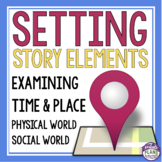 Setting Lesson - Story Elements Presentation, Graphic Orga