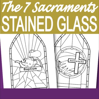 free clipart seven sacraments coloring