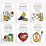 SEVEN SACRAMENTS Flash Cards | Catholic Church Activity
