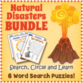 SEVERE WEATHER & NATURAL DISASTERS Word Search Worksheet A