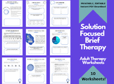 SFBT Worksheets; Solution Focused Brief therapy worksheets