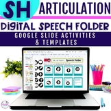 SH Articulation Activities Digital Speech Folder W/ Progre