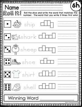 sh digraph worksheets activities and posters by first tries and sunny