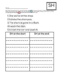 Final SH Sentences