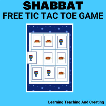 Preview of SHABBAT FREE TIC TAC TOE GAME