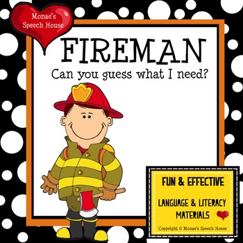 Preview of Fire Safety Community Helper Fireman