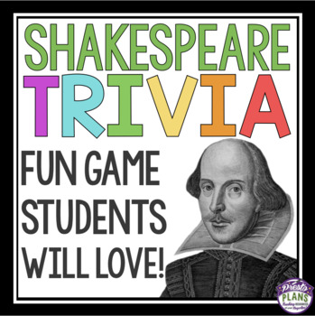 Preview of Shakespeare Game - Interactive Slideshow Introduction to Shakespeare Trivia Game