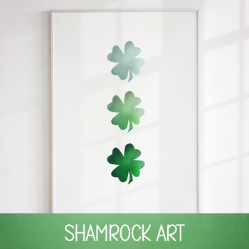 Four Leaf Clover Instant Digital Download SVG PNG JPG Files Hand Drawn St.  Patricks Day Inspired Clipart 