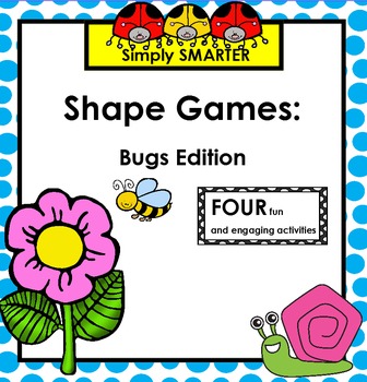 Preview of Bug Themed SMARTBOARD Flat Shape Games