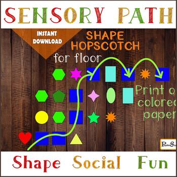 Sensory Path for School and Home - PRINTED version