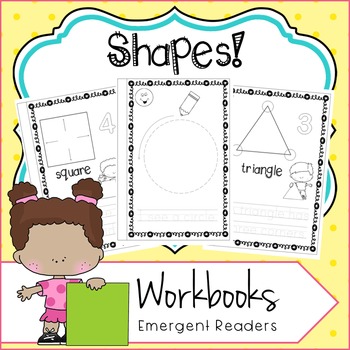Preview of SHAPES UNIT Activities Workbook, Emergent Reader