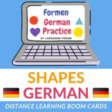 SHAPES German BOOM Card Shapes | SHAPES German Distance Learning