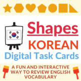 SHAPES Korean BOOM Card Shapes | SHAPES Korean Distance Learning