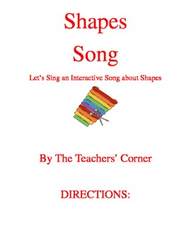 Preview of Shapes Song...Let's Sing an Interactive Song about Shapes!