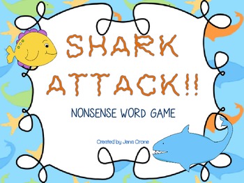 Sight Word Games In The Sea Shark Attack - Conversations in Literacy