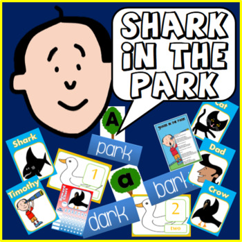 Shark in the Park Flashcards and Game cards - Kids Club English