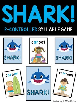 Preview of SHARK! R-Controlled Vowel Syllable Multisyllabic Game