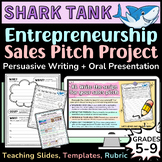 SHARK TANK: A Fun ELA Project – Creative Persuasive Writin